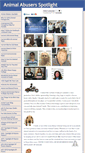 Mobile Screenshot of animalabusersspotlight.com